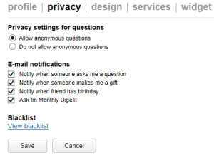askfm privacy